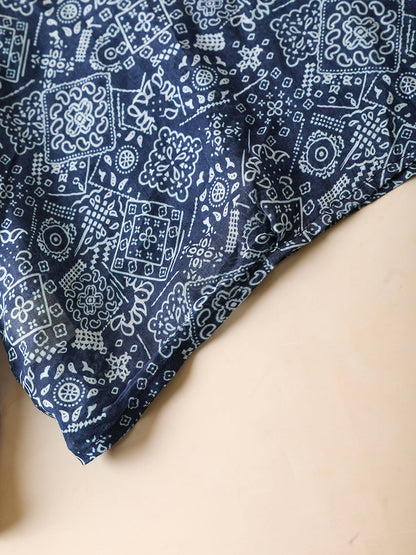 Shirt Print Women Collar Summer Turn-down Artsy 100%Ramie