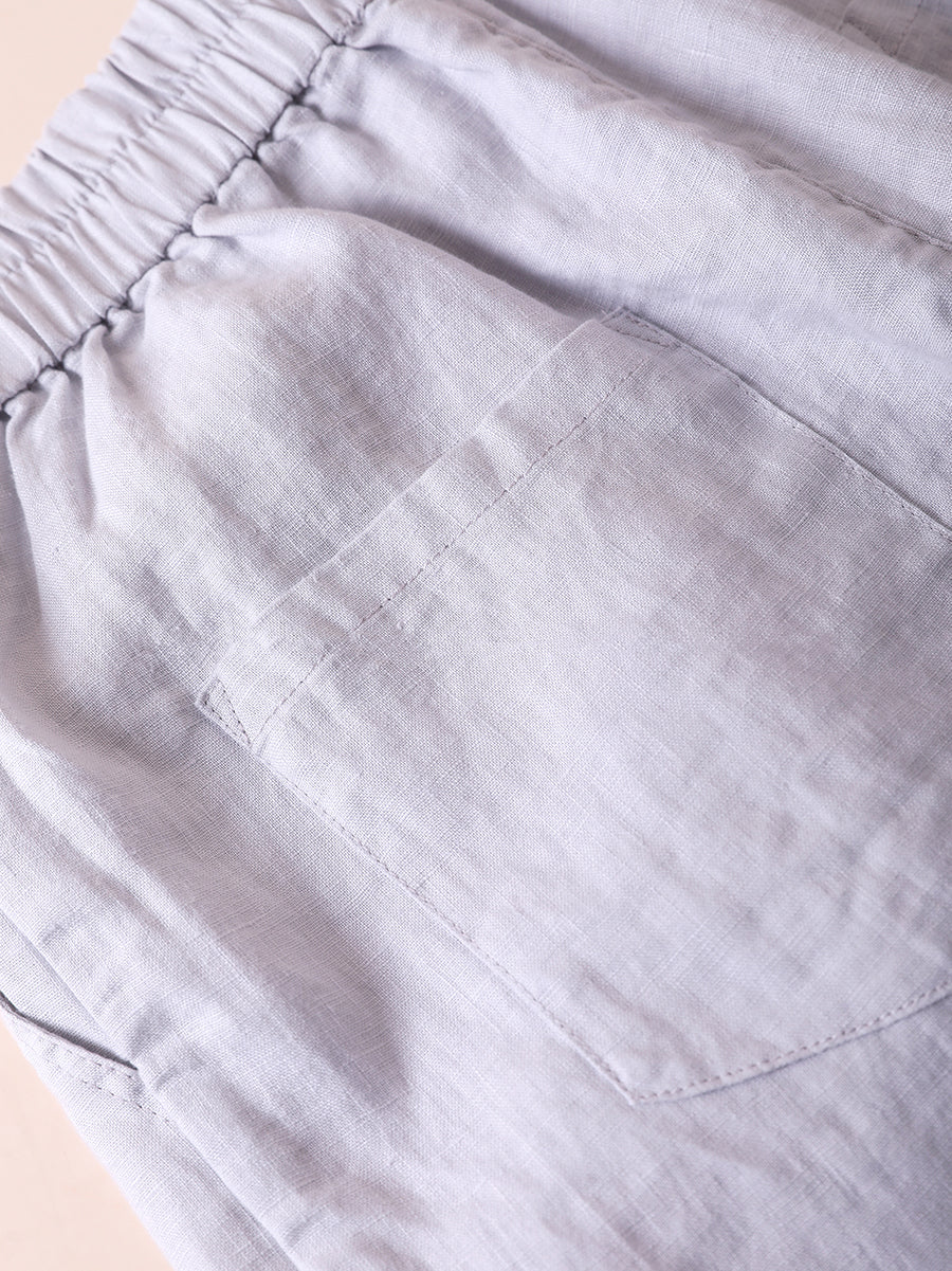 Pants Pure Straight Women 100%Linen Summer Color