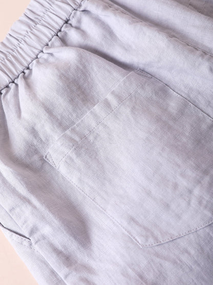 Pants Pure Straight Women 100%Linen Summer Color