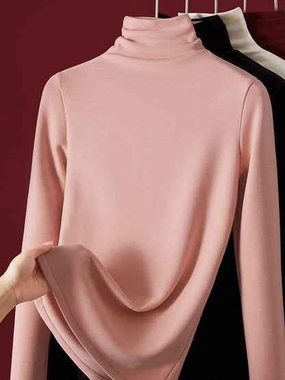 Knitted Turtleneck Autumn Sweater Casual Women