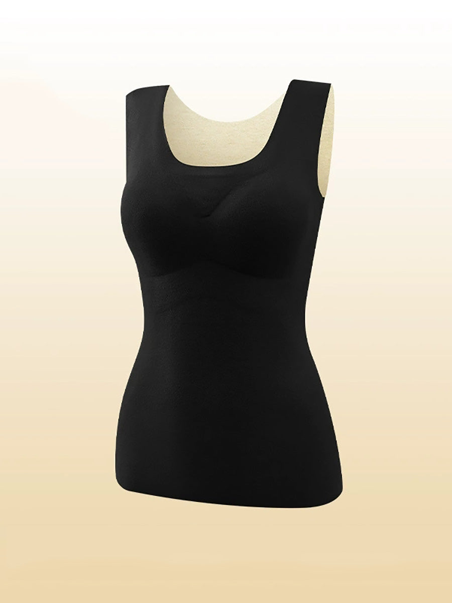 Pure U-Neck Base Vest Color Autumn Women Warm