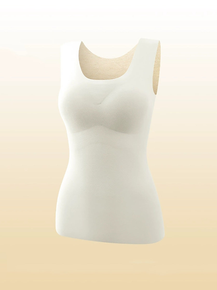 Pure U-Neck Base Vest Color Autumn Women Warm