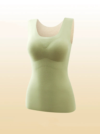Pure U-Neck Base Vest Color Autumn Women Warm