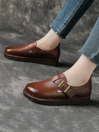 Low Casual Women Leather Pure Shoes Heel Color