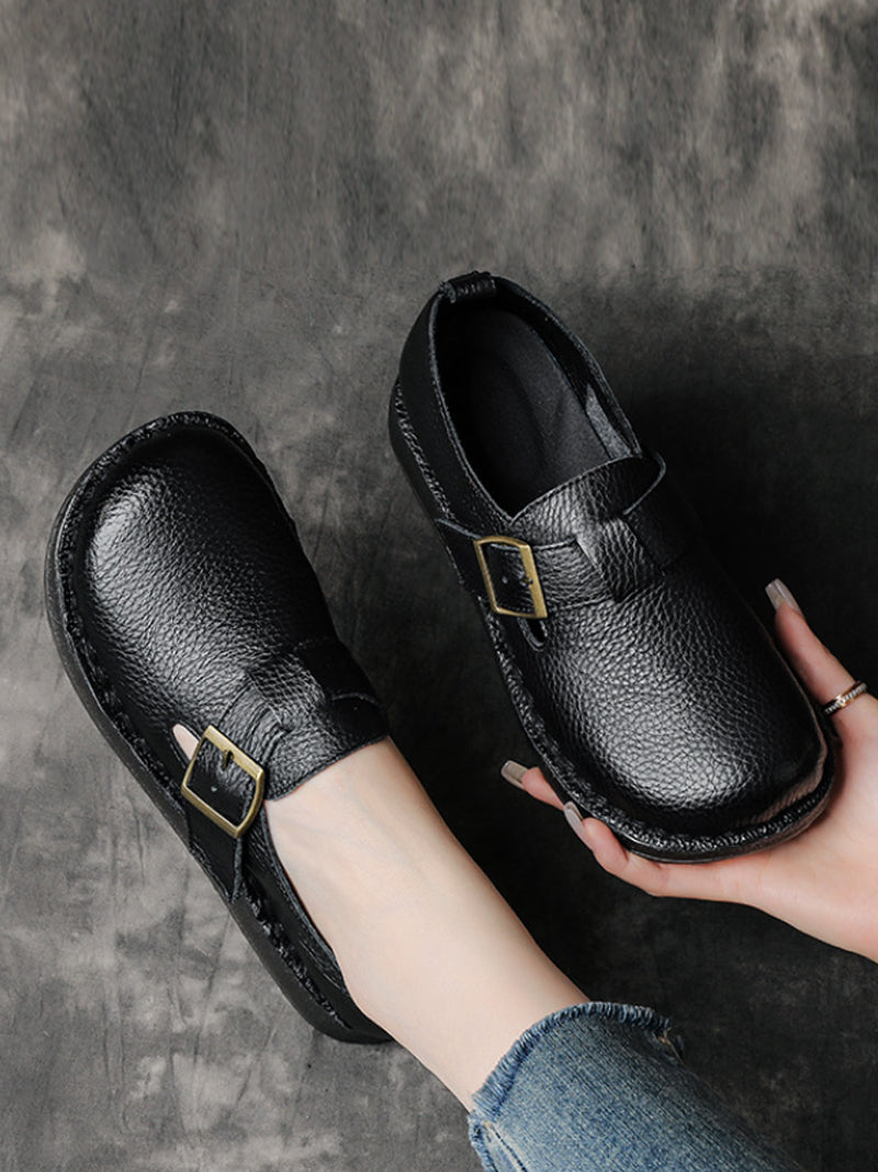 Low Casual Women Leather Pure Shoes Heel Color