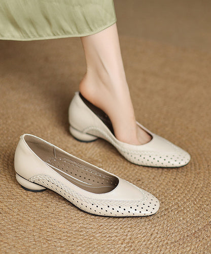 Toe Sheepskin Splicing Pointed Chunky Comfortable Blue