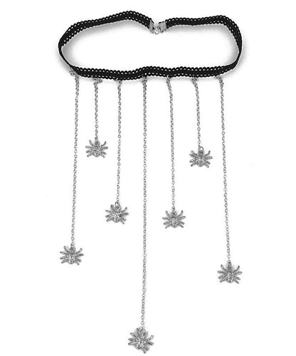 Boho Gold Metal Alloy Spider Chain Tassel Body Chain TX007