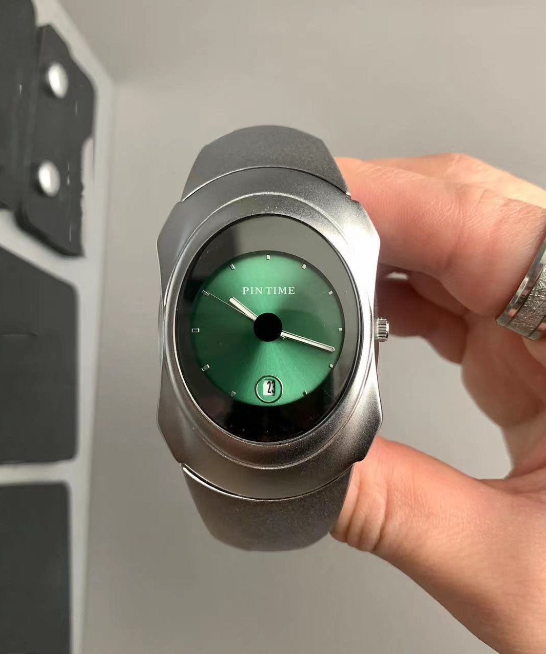 Steel Stainless Watches Movement Square Quartz Green Boho