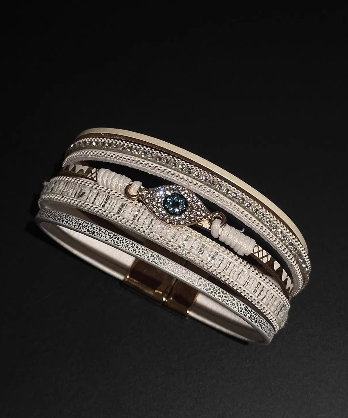 Silk Zircon Boho Bangle Alloy