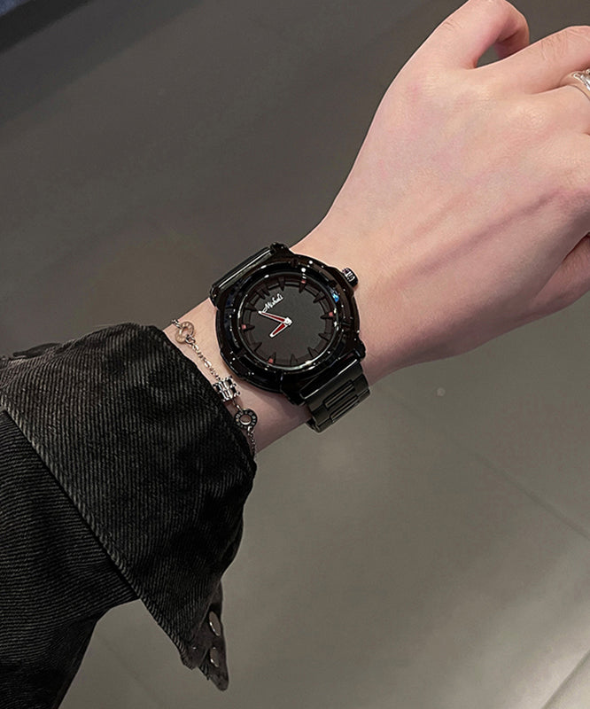 Black Quartz Steel Alloy Movement Boutique Watches Stainless