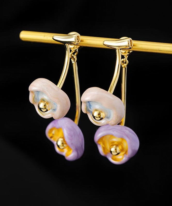 Cherry Dripping Boutique Copper Blossoms Drop Glazed Overgild