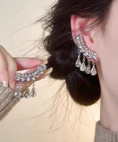 Silk Stud Overgild Boutique Tassel Earrings Copper Water Drop