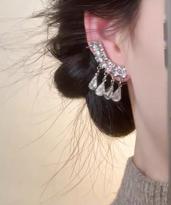 Silk Stud Overgild Boutique Tassel Earrings Copper Water Drop