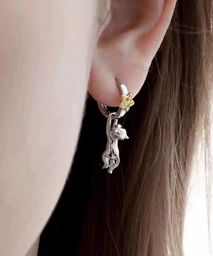 Zircon Sterling Cat Silk Drop Silver Picking The Boutique Stars