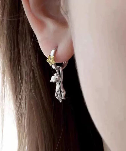 Zircon Sterling Cat Silk Drop Silver Picking The Boutique Stars