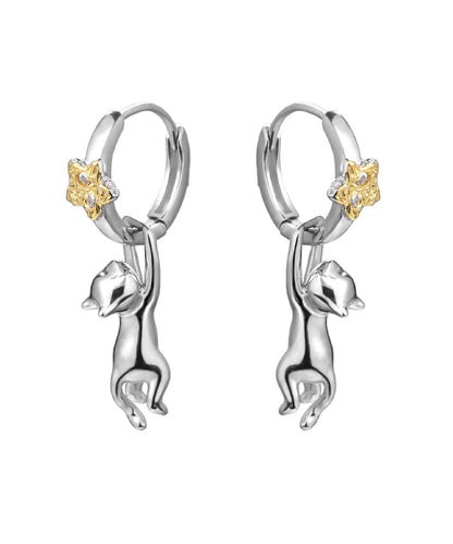 Zircon Sterling Cat Silk Drop Silver Picking The Boutique Stars