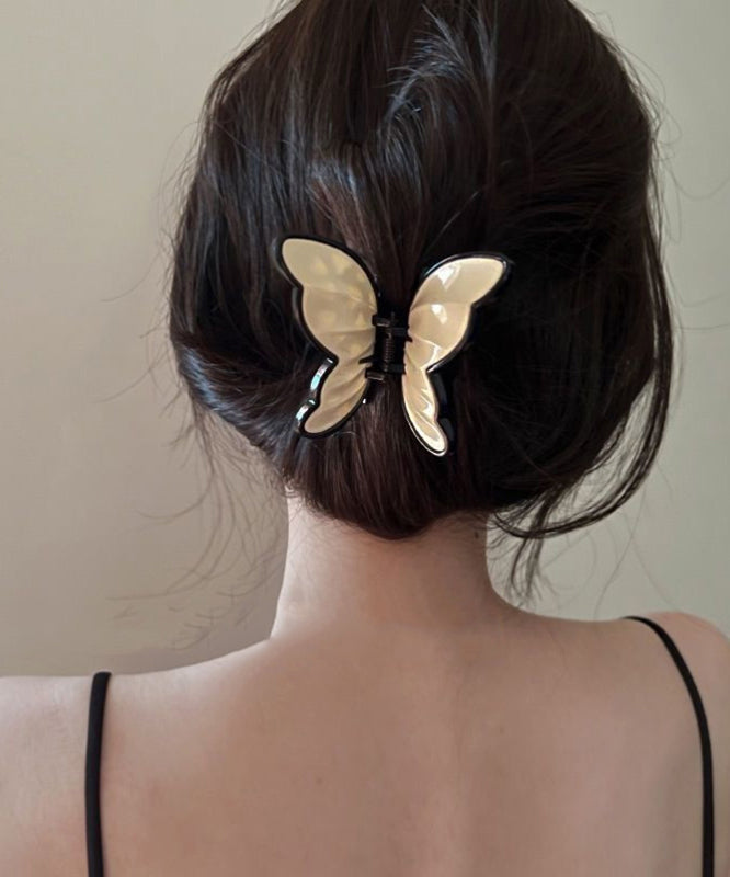 Acrylic Hairpin Casual Alloy Beige