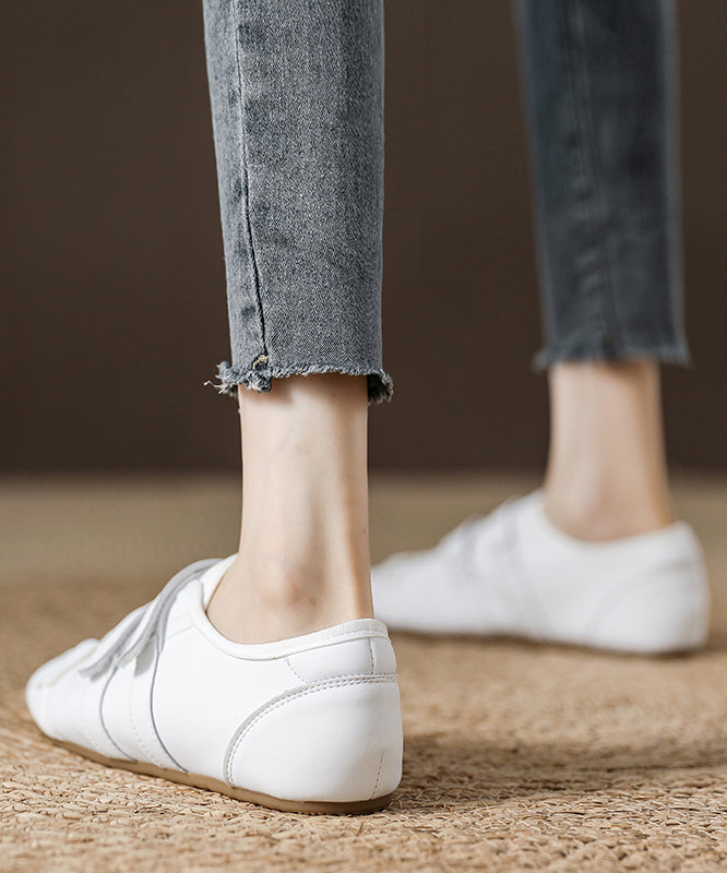 Women Buckle Splicing Casual For Flat Suede Green Strap Shoes