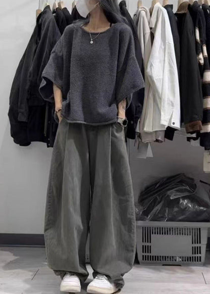 Casual Cotton Piece Two Set Outfits Summer Oversized Overalls