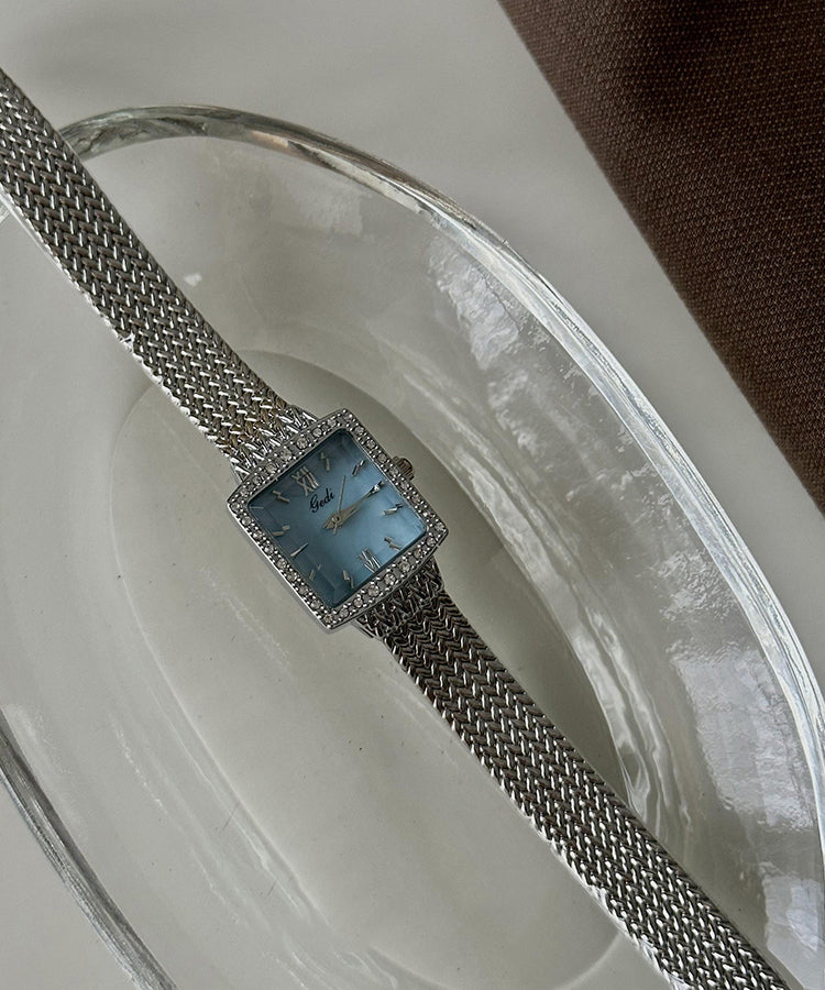 Waterproof Baby Chain Stainless Chic Blue Steel Watches