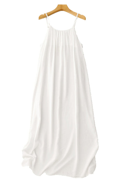 Strap Chiffon Black Chic Dress Oversized Summer Spaghetti