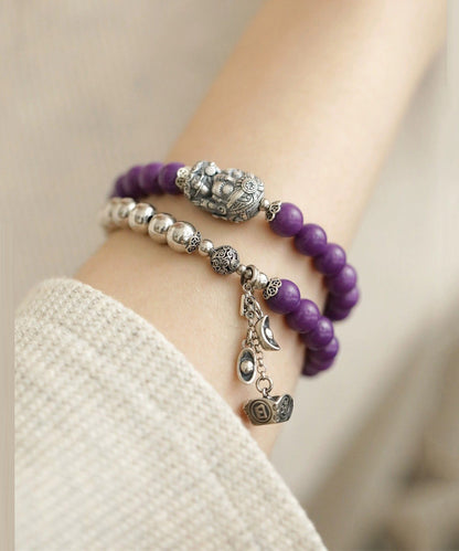 Charm Silver Thriving Business Beading Sterling Colorblock Chic