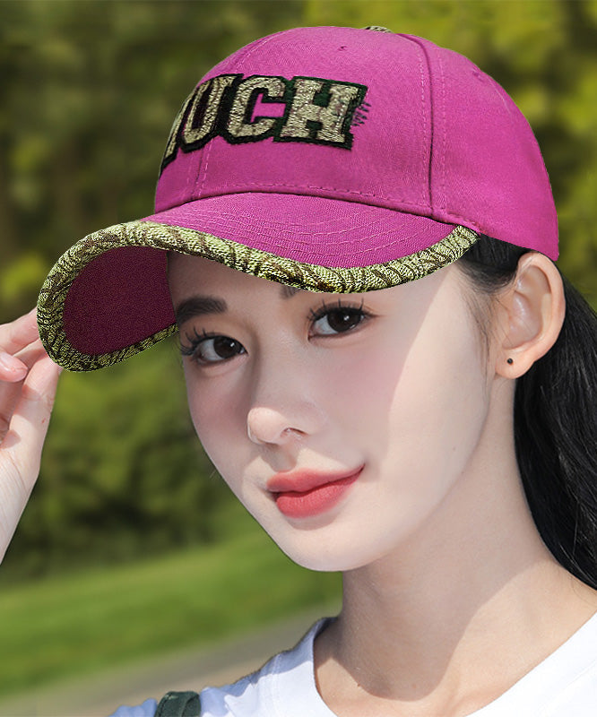 Chic Cap Graphic Rose Baseball Hat Versatile