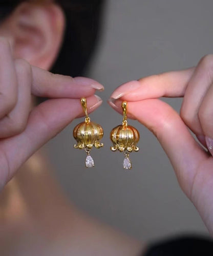 Valley Drop Copper Style The Water Lily Zircon Of Gold Chinese