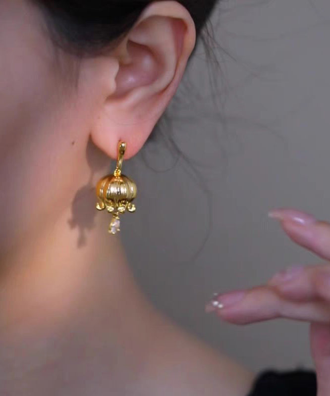 Valley Drop Copper Style The Water Lily Zircon Of Gold Chinese