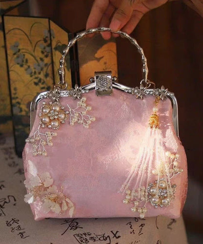 Bag Style Tote Nail Chinese Zircon Bead Pink