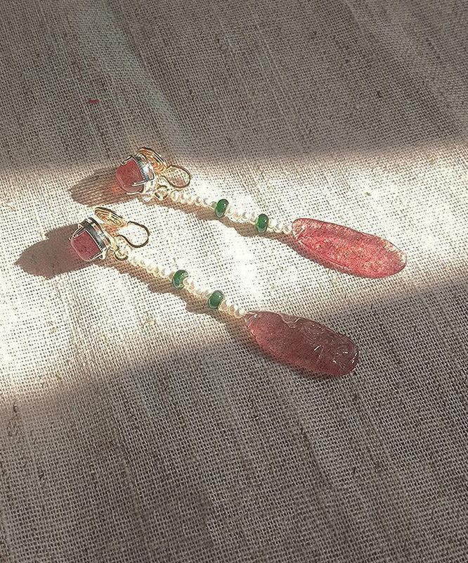 Water Style Drop Alloy Chinese Crystal Red Resin Watermelon