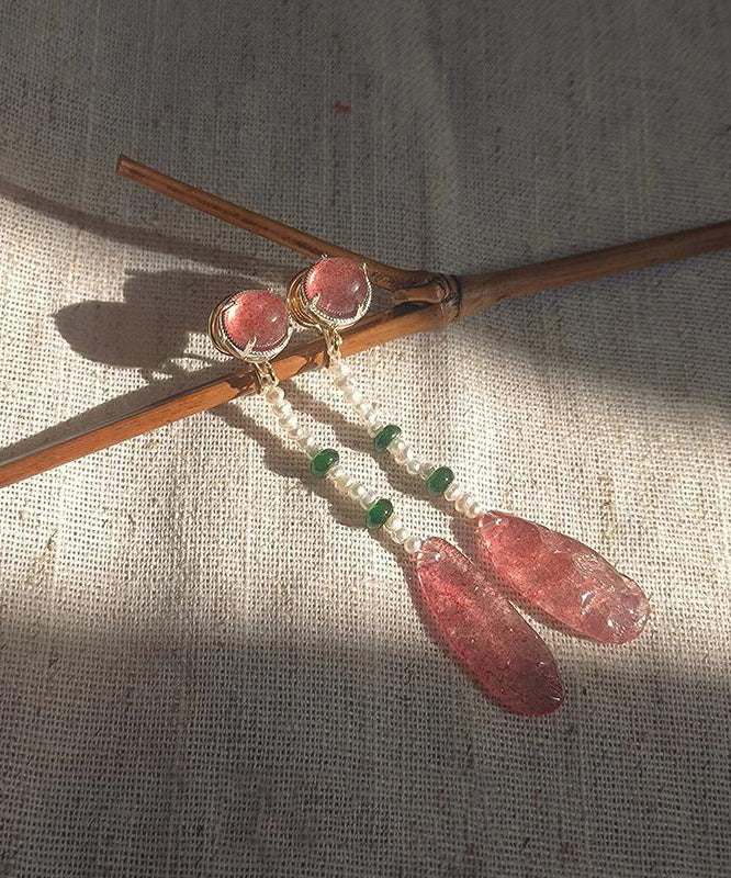 Water Style Drop Alloy Chinese Crystal Red Resin Watermelon