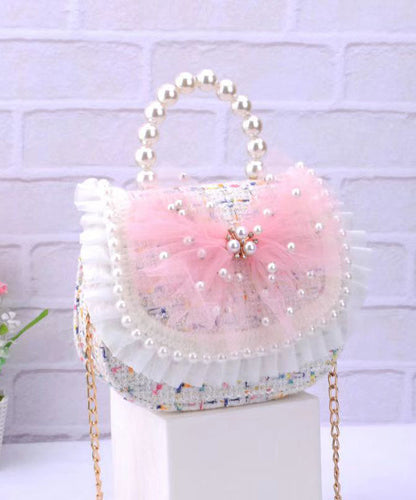 Cute Fashion Kids Girls Nail Bead Princess Crossbody Bag IU004