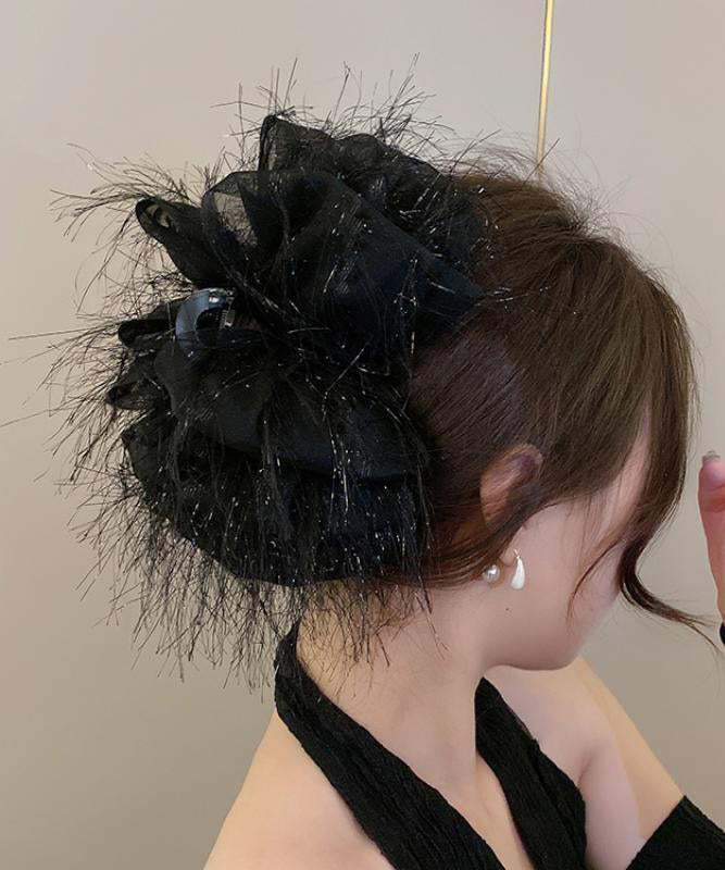 Hairpin Pink Tulle Tassel Cloud Cute