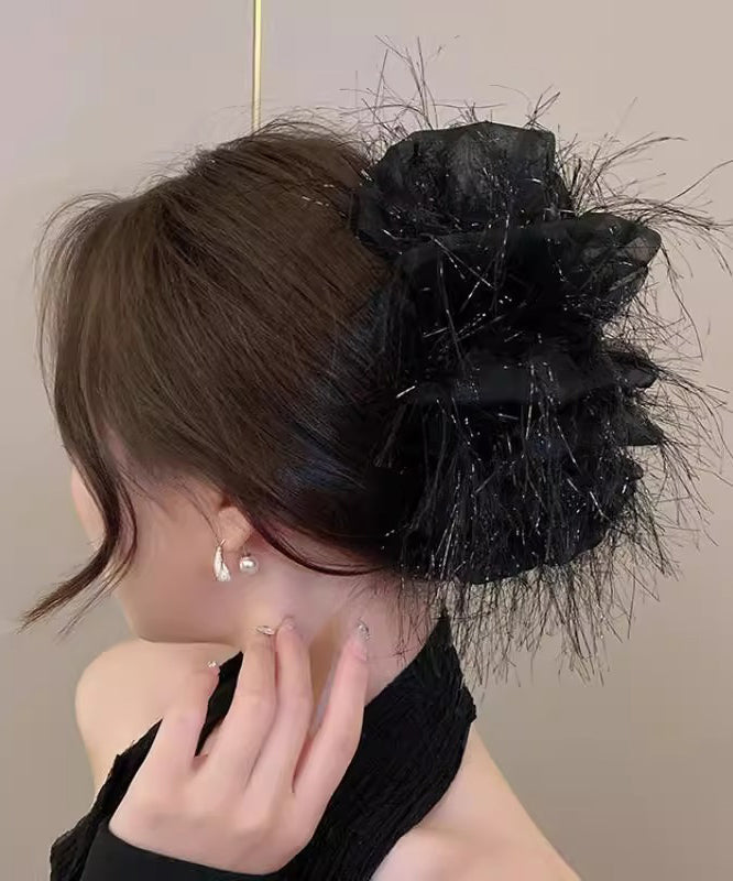 Hairpin Pink Tulle Tassel Cloud Cute