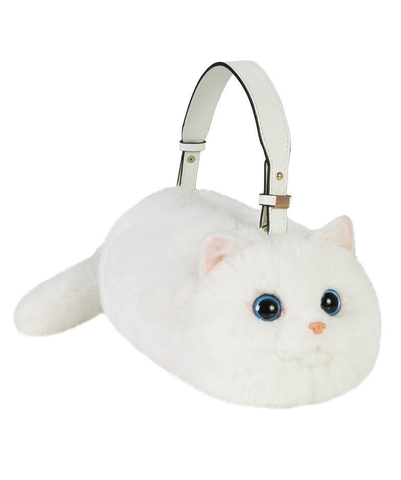 Yellow Cat Fuzzy Creative Cute Bag Shoulder Fur