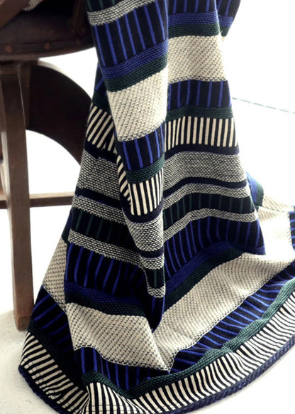 A DIY Skirts Fall Colorblock Line Striped Knit