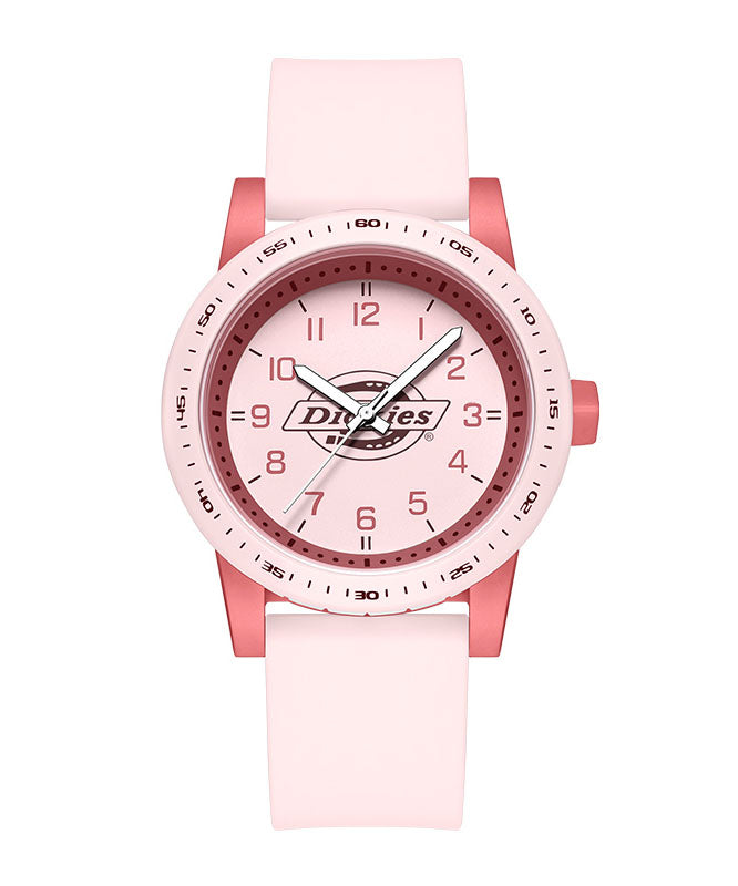 Pink DIY Quartz Watches Silicone Rubber Movement