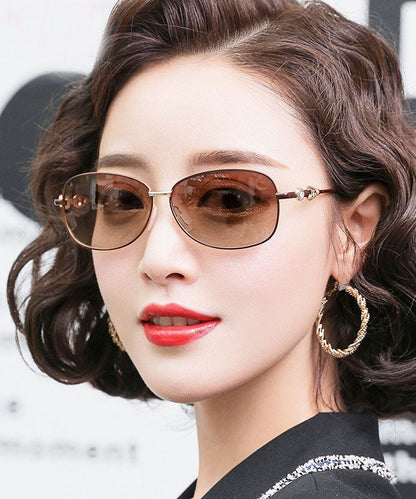 Elegant Red Anti UV Polarized Small Face Sunglasses XS1060