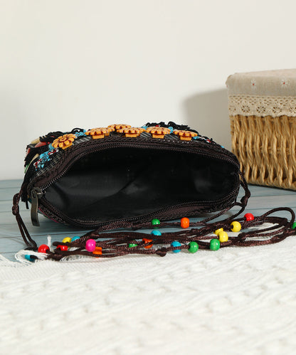 Ethnic Style Coconut Shell Handmade Woven Crossbody Bag HJ1020