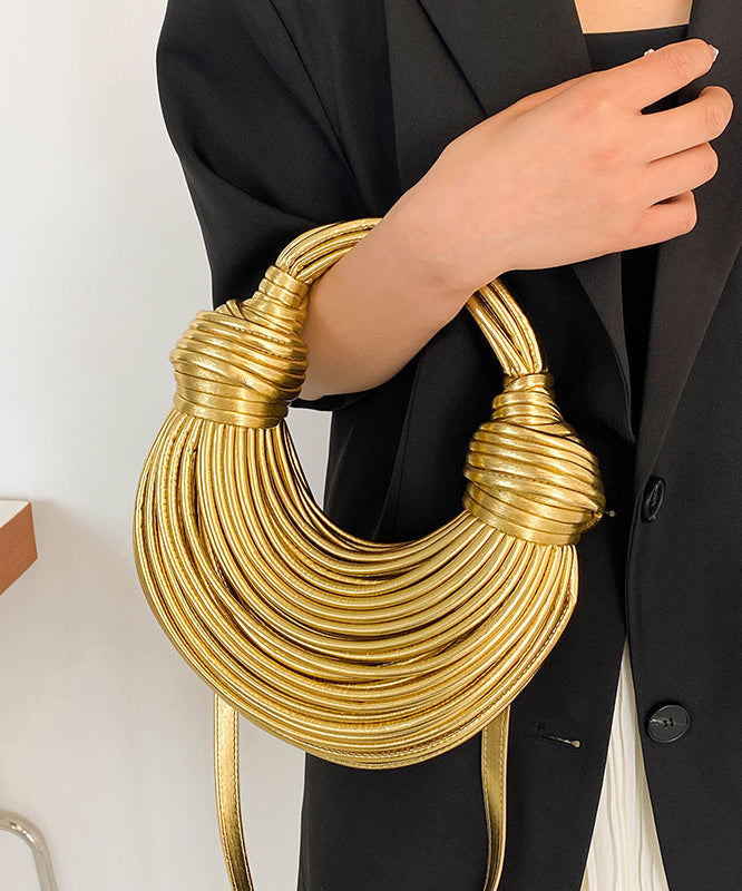 Fashion Gold Bag European American Tote And Versatile