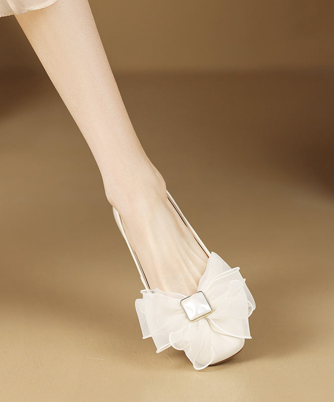 Flat Women Splicing Fashion Black For Shoes Bow