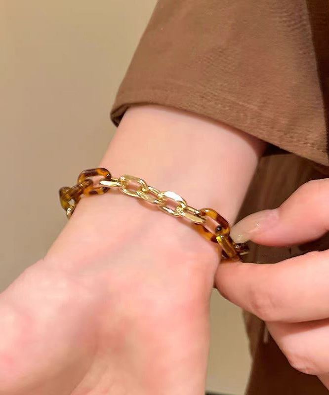 Patchwork Bracelet Overgild Fashion Leopard Charm Metal