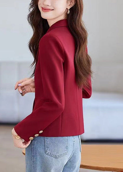 Fashion Mulberry Silm Fit With Pockets Short Jacket Spring YJ018