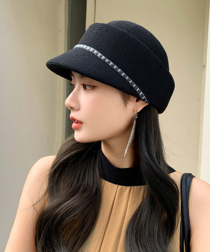 Sun Hat Knit Yellow Thin Breathable Fashion