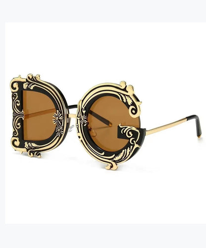 Fashionable European And American Metal Women Sunglasses XS1083