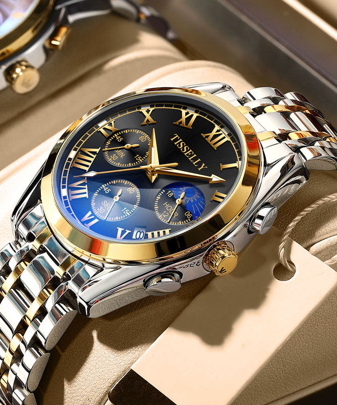 Waterproof Alloy Stainless Black Reinforced Fine Blue Steel Glass