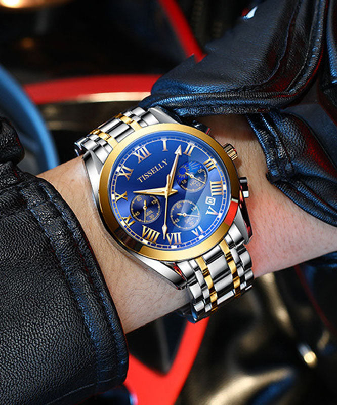 Waterproof Alloy Stainless Black Reinforced Fine Blue Steel Glass