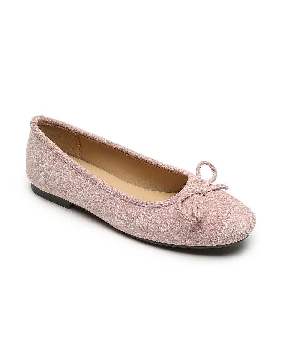 Splicing Loafers Suede Bow French Blue Comfy Penny