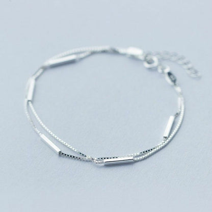 Segment Sterling Bar Bracelet 925 Silver